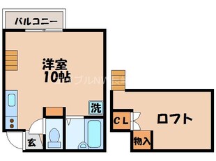 大学病院駅 徒歩7分 2階の物件間取画像